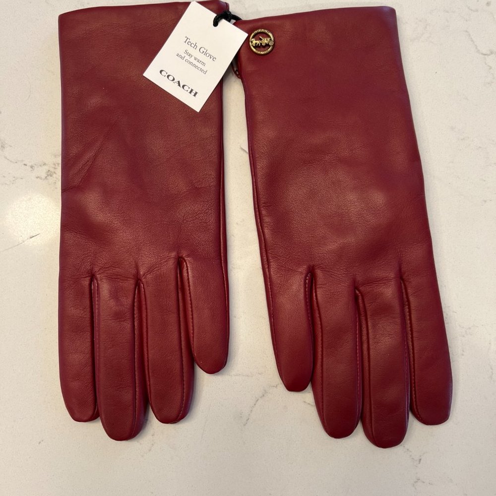 Brand new Coach Tech gloves